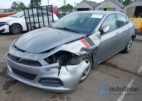 2015 Dodge Dart Sxt из США, поврежденный, VIN 1C3CDFBB5FD309598